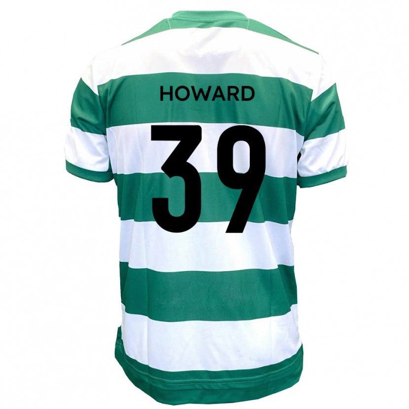 Danxen Criança Camisola Will Howard #39 Verde Branco Principal 2025/26 Camisa Brasil