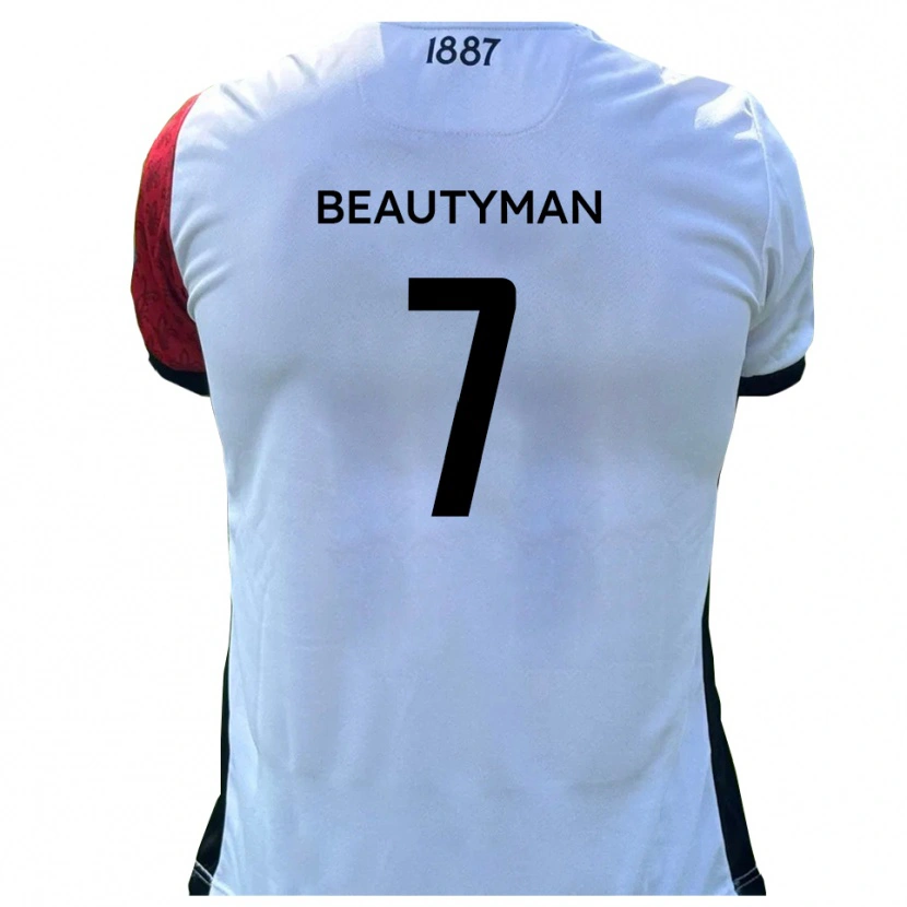 Danxen Criança Camisola Harry Beautyman #7 Vermelho Branco Principal 2025/26 Camisa Brasil