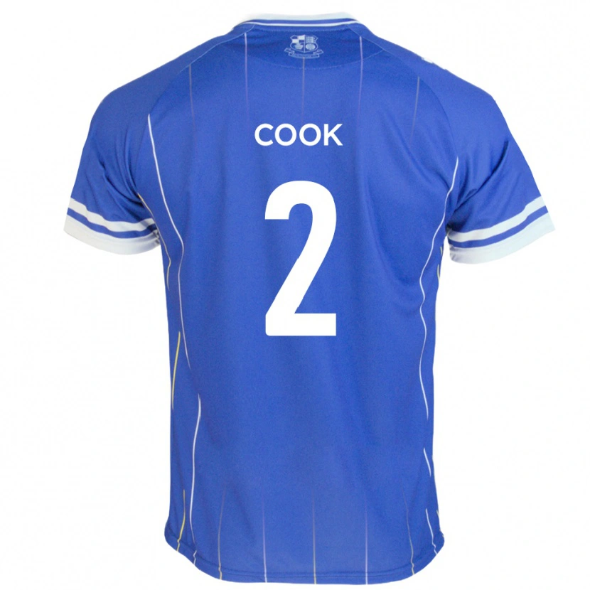 Danxen Criança Camisola Jack Cook #2 Azul Real Principal 2025/26 Camisa Brasil