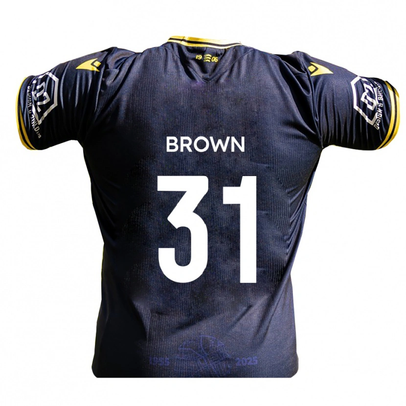 Danxen Criança Camisola Charlie Brown #31 Azul Marinho Amarelo Principal 2025/26 Camisa Brasil