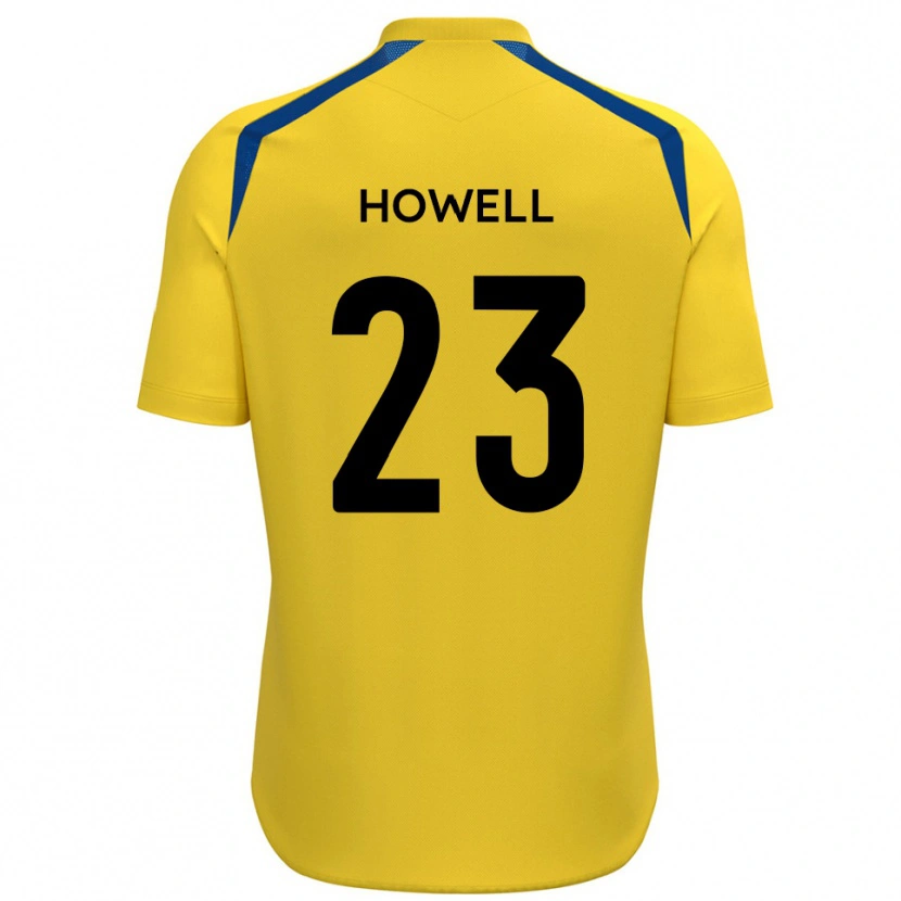Danxen Criança Camisola Finn Howell #23 Amarelo Azul Principal 2025/26 Camisa Brasil