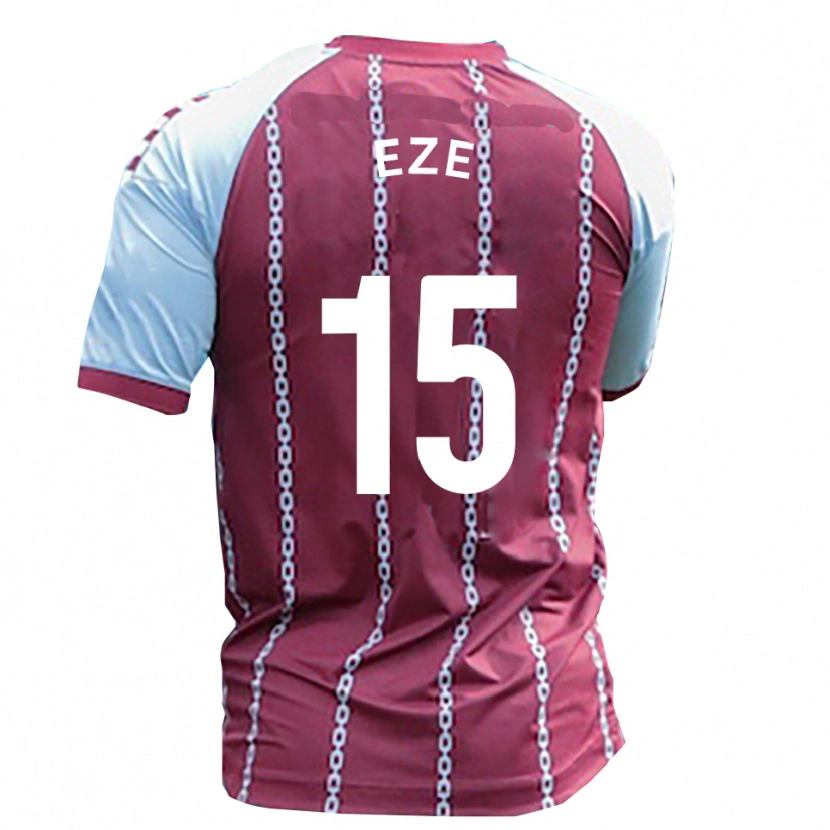 Danxen Criança Camisola Dubem Eze #15 Azul Celeste Ferrugem Vermelho Principal 2025/26 Camisa Brasil