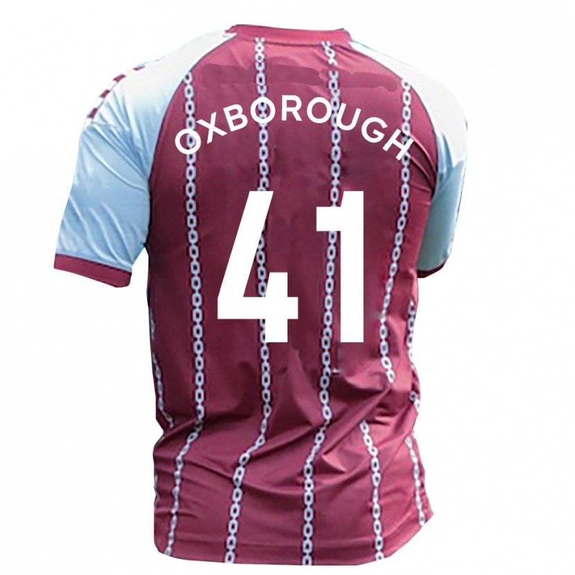 Danxen Criança Camisola Ewan Oxborough #41 Azul Celeste Ferrugem Vermelho Principal 2025/26 Camisa Brasil