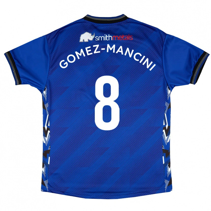 Danxen Criança Camisola Anthony Gomez-Mancini #8 Azul Branco Principal 2025/26 Camisa Brasil