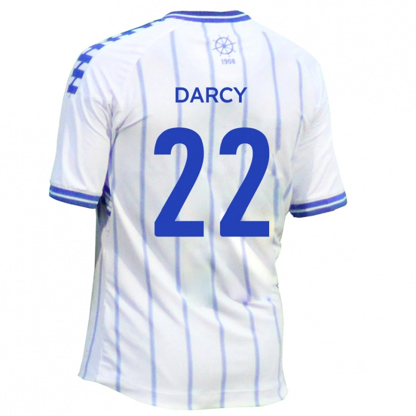 Danxen Criança Camisola Campbell Darcy #22 Branco Azul Principal 2025/26 Camisa Brasil