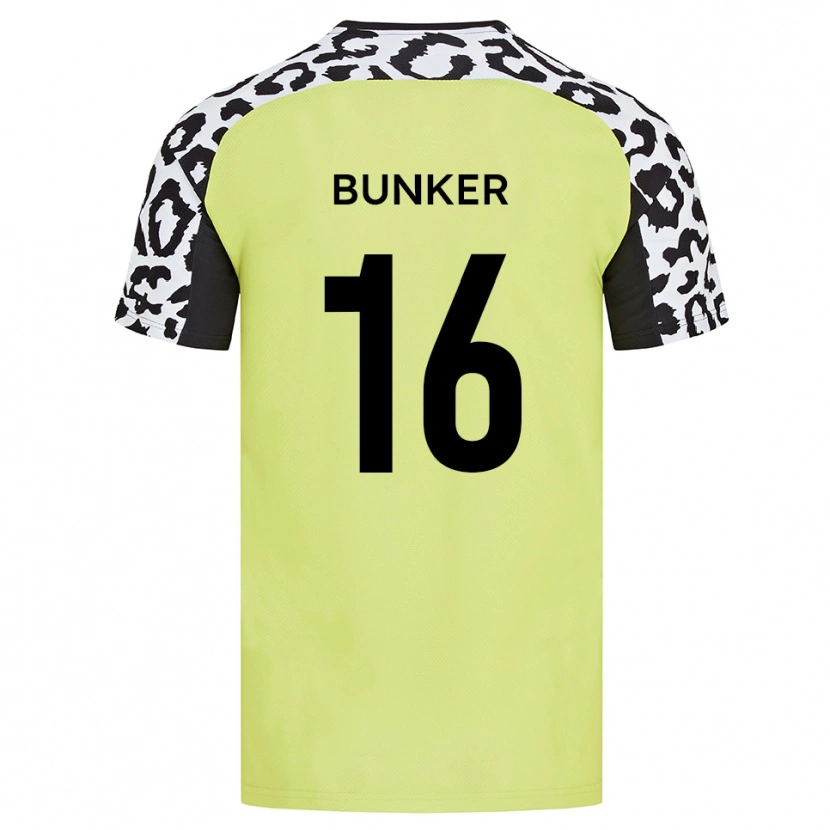 Danxen Criança Camisola Harvey Bunker #16 Amarelo Fluorescente Principal 2025/26 Camisa Brasil