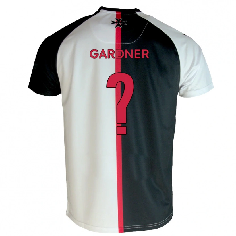 Danxen Criança Camisola Kameron Gardner #0 Branco Preto Principal 2025/26 Camisa Brasil
