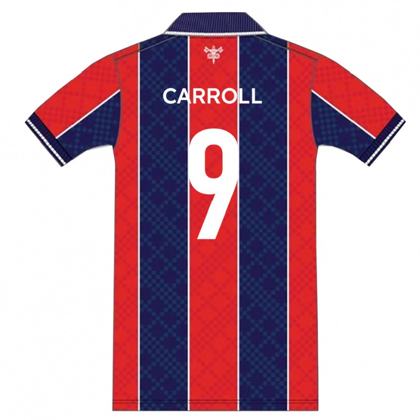Danxen Criança Camisola Andy Carroll #9 Vermelho Azul Marinho Principal 2025/26 Camisa Brasil