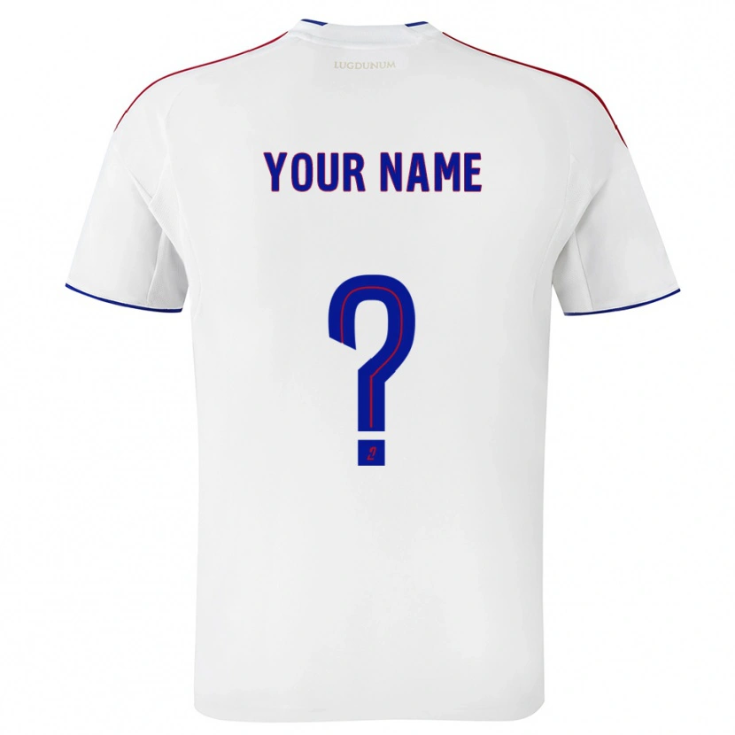 Danxen Criança Camisola Seu Nome #0 Branco Vermelho Principal 2025/26 Camisa Brasil