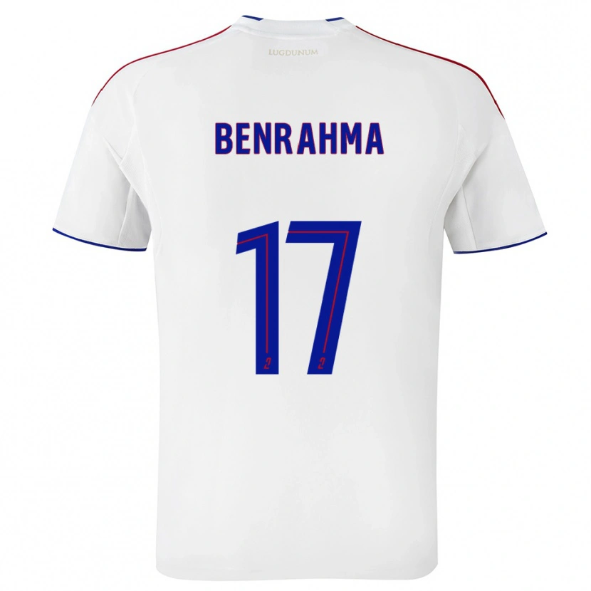 Danxen Criança Camisola Said Benrahma #17 Branco Vermelho Principal 2025/26 Camisa Brasil