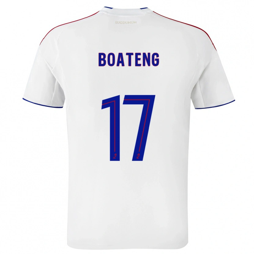 Danxen Criança Camisola Jerome Boateng #17 Branco Vermelho Principal 2025/26 Camisa Brasil