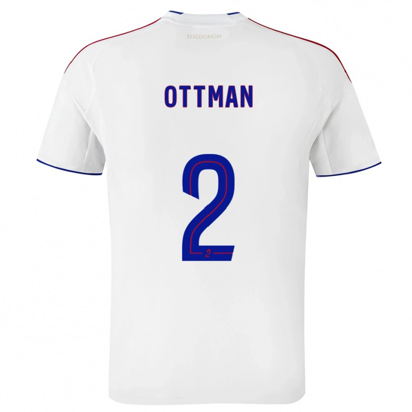 Danxen Criança Camisola Ottman Katırağ #2 Branco Vermelho Principal 2025/26 Camisa Brasil