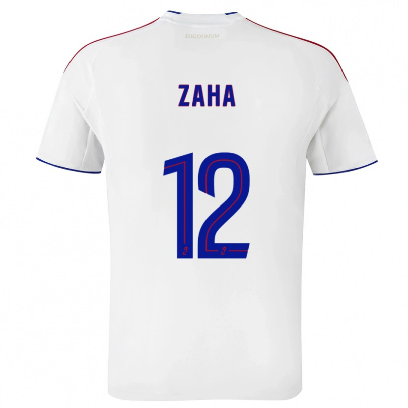 Danxen Criança Camisola Wilfried Zaha #12 Branco Vermelho Principal 2025/26 Camisa Brasil