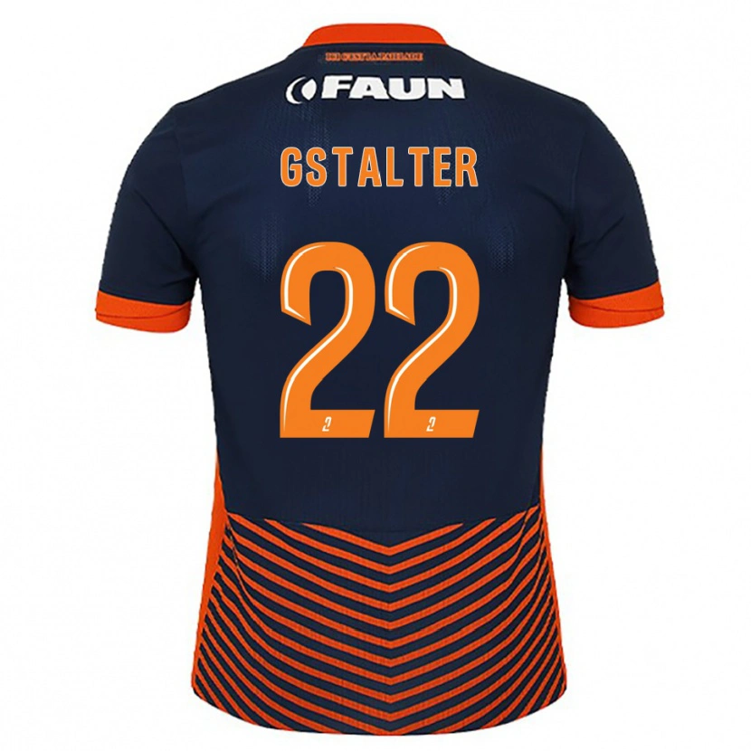 Danxen Criança Camisola Lola Gstalter #22 Azul Meia-Noite Laranja Principal 2025/26 Camisa Brasil