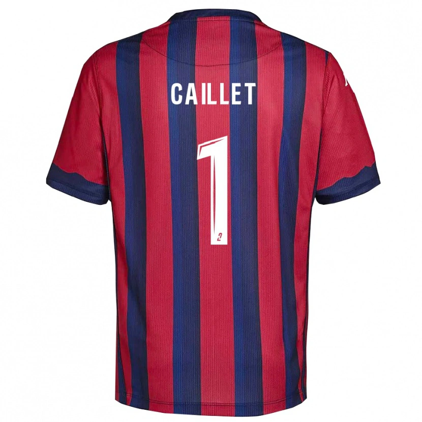 Danxen Criança Camisola Flavie Caillet #1 Vinho Azul Marinho Principal 2025/26 Camisa Brasil