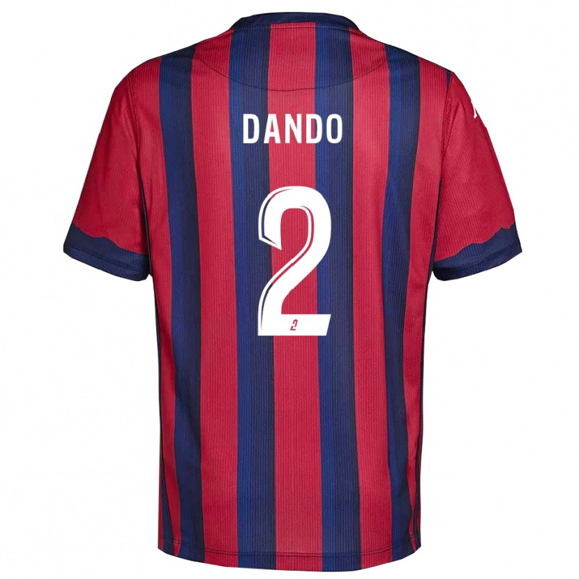 Danxen Criança Camisola Mathis Dando #2 Vinho Azul Marinho Principal 2025/26 Camisa Brasil