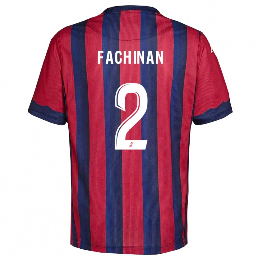 Danxen Criança Camisola Léa Fachinan #2 Vinho Azul Marinho Principal 2025/26 Camisa Brasil