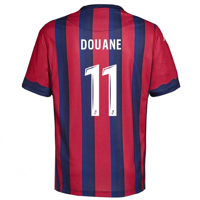 Danxen Criança Camisola Maïdine Douane #11 Vinho Azul Marinho Principal 2025/26 Camisa Brasil