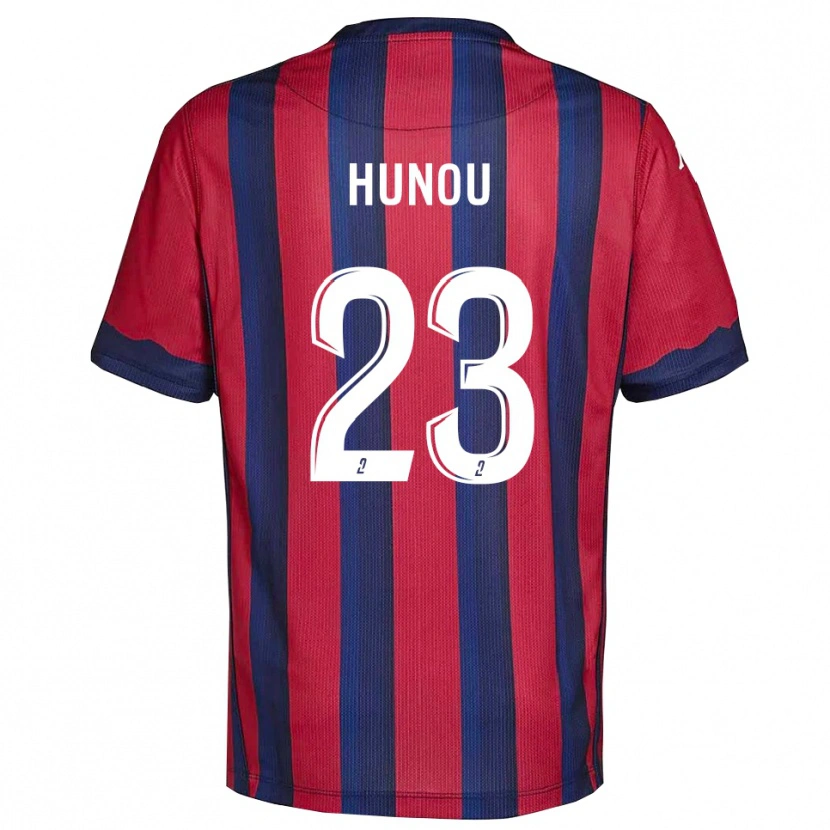Danxen Criança Camisola Adrien Hunou #23 Vinho Azul Marinho Principal 2025/26 Camisa Brasil