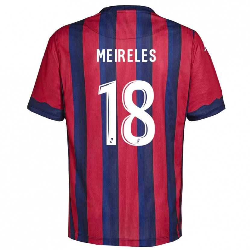 Danxen Criança Camisola Andreia Meireles #18 Vinho Azul Marinho Principal 2025/26 Camisa Brasil