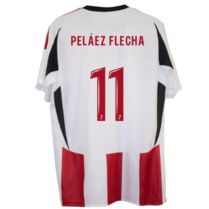 Danxen Criança Camisola Fernando Peláez Flecha #11 Vermelho Azul Principal 2025/26 Camisa Brasil