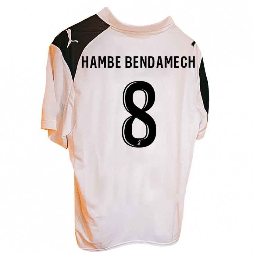 Danxen Criança Camisola Liam Hambe Bendamech #8 Preto Branco Principal 2025/26 Camisa Brasil