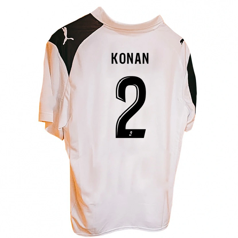 Danxen Criança Camisola Mathéo Konan #2 Preto Branco Principal 2025/26 Camisa Brasil