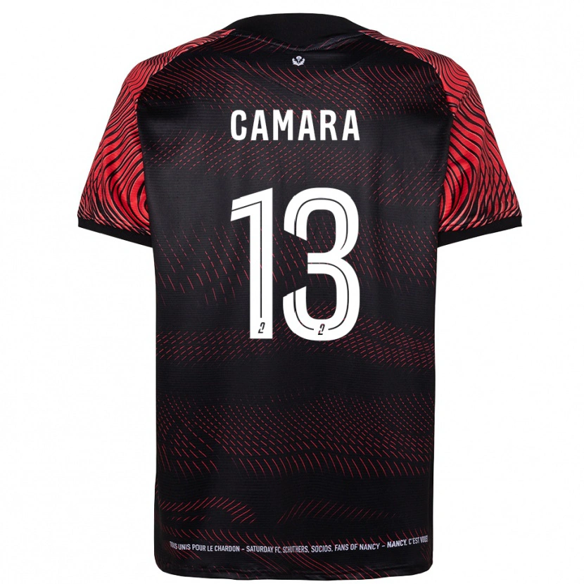 Danxen Criança Camisola Bakari Camara #13 Branco Vermelho Principal 2025/26 Camisa Brasil
