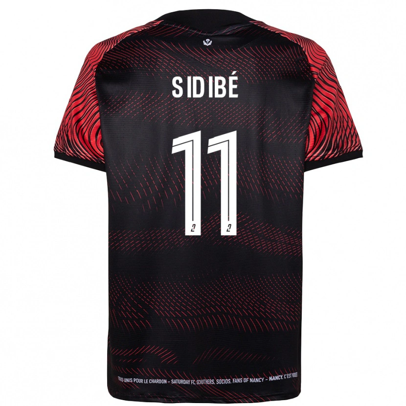 Danxen Criança Camisola Oumar Sidibé #11 Branco Vermelho Principal 2025/26 Camisa Brasil