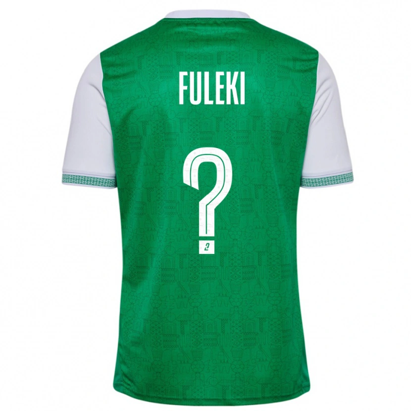 Danxen Criança Camisola Samuel Fuleki #0 Verde Branco Principal 2025/26 Camisa Brasil