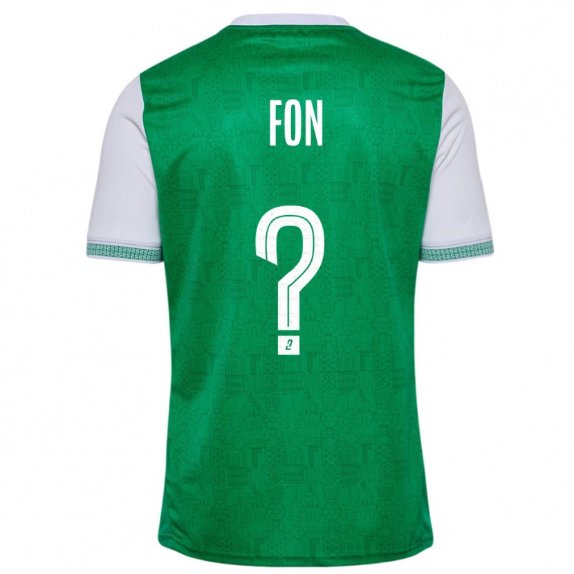 Danxen Criança Camisola Welma Fon #0 Verde Branco Principal 2025/26 Camisa Brasil