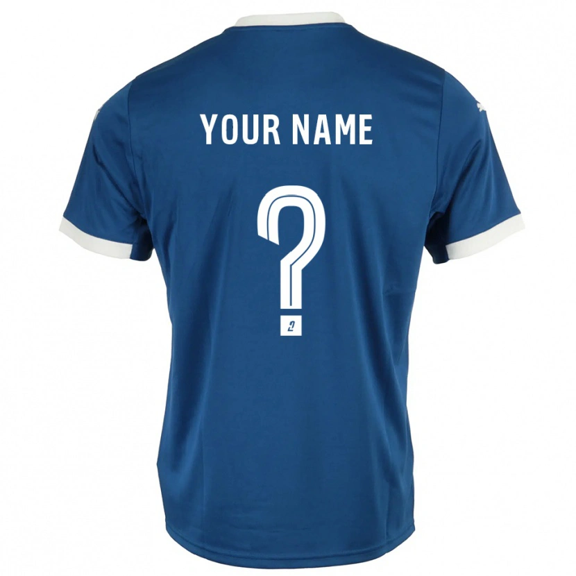 Danxen Criança Camisola Seu Nome #0 Azul Branco Principal 2025/26 Camisa Brasil