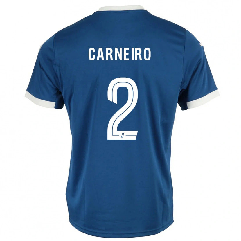 Danxen Criança Camisola Enisio Carneiro #2 Azul Branco Principal 2025/26 Camisa Brasil