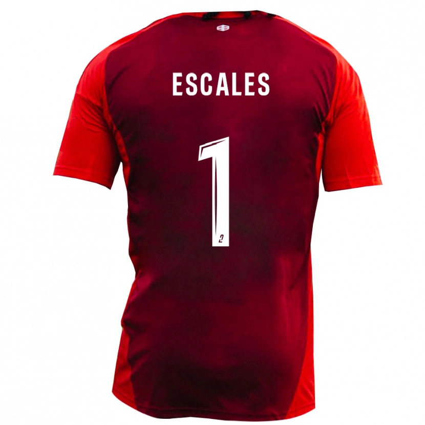 Danxen Criança Camisola Florian Escales #1 Vermelho Borgonha Principal 2025/26 Camisa Brasil