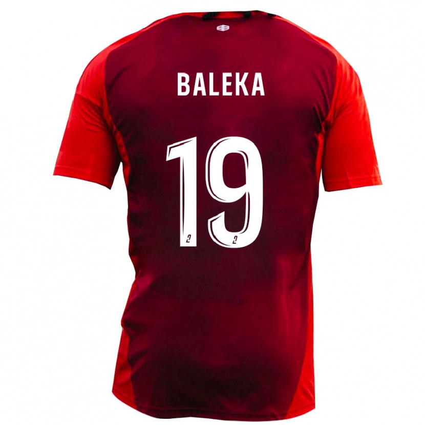 Danxen Criança Camisola Randy Baleka #19 Vermelho Borgonha Principal 2025/26 Camisa Brasil