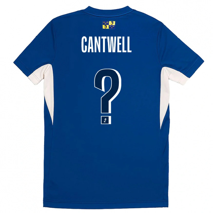 Danxen Criança Camisola Anna Cantwell #0 Azul Marinho Azul Principal 2025/26 Camisa Brasil