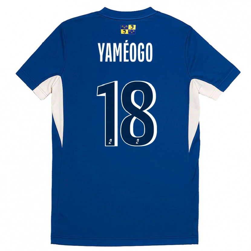 Danxen Criança Camisola Bachirou Yaméogo #18 Azul Marinho Azul Principal 2025/26 Camisa Brasil