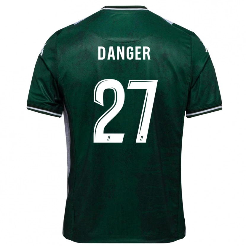 Danxen Criança Camisola Bradley Danger #27 Verde Branco Principal 2025/26 Camisa Brasil