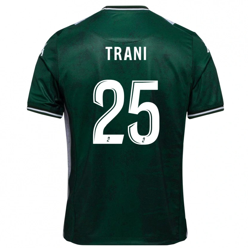 Danxen Criança Camisola Guillaume Trani #25 Verde Branco Principal 2025/26 Camisa Brasil