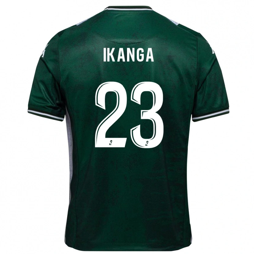 Danxen Criança Camisola Jovany Ikanga #23 Verde Branco Principal 2025/26 Camisa Brasil