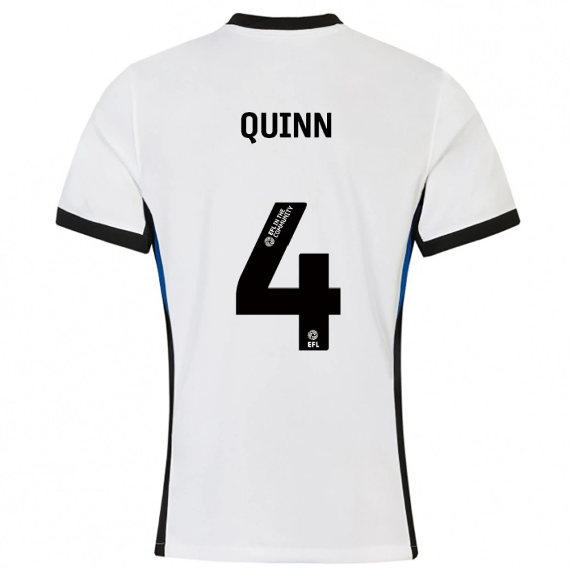 Danxen Criança Camisola Louise Catherine Quinn #4 Branco Azul Alternativa 2025/26 Camisa Brasil