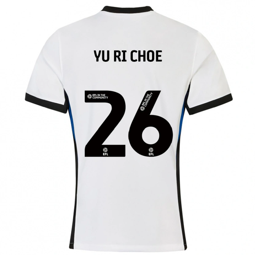 Danxen Criança Camisola Yu-Ri Choe #26 Branco Azul Alternativa 2025/26 Camisa Brasil