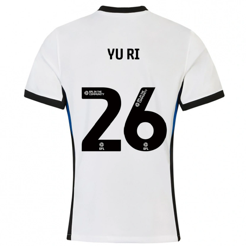 Danxen Criança Camisola Choe Yu-Ri #26 Branco Azul Alternativa 2025/26 Camisa Brasil