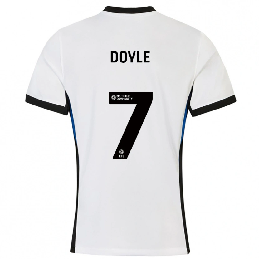 Danxen Criança Camisola Tommy Doyle #7 Branco Azul Alternativa 2025/26 Camisa Brasil