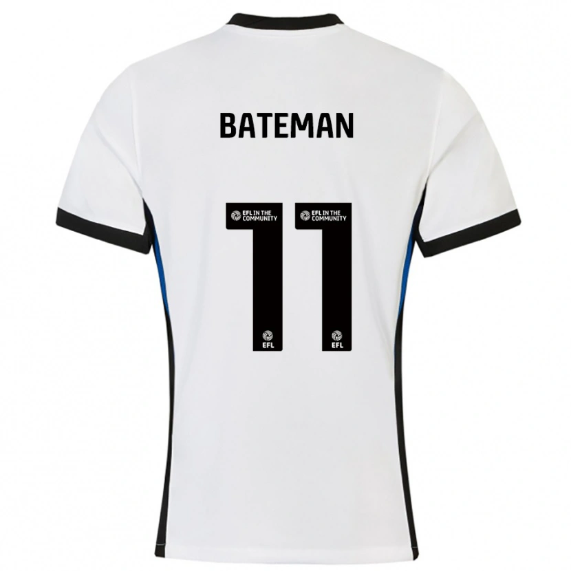 Danxen Criança Camisola Briar Bateman #11 Branco Azul Alternativa 2025/26 Camisa Brasil