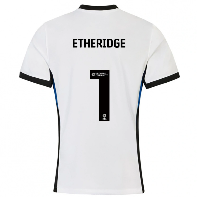 Danxen Criança Camisola Neil Etheridge #1 Branco Azul Alternativa 2025/26 Camisa Brasil