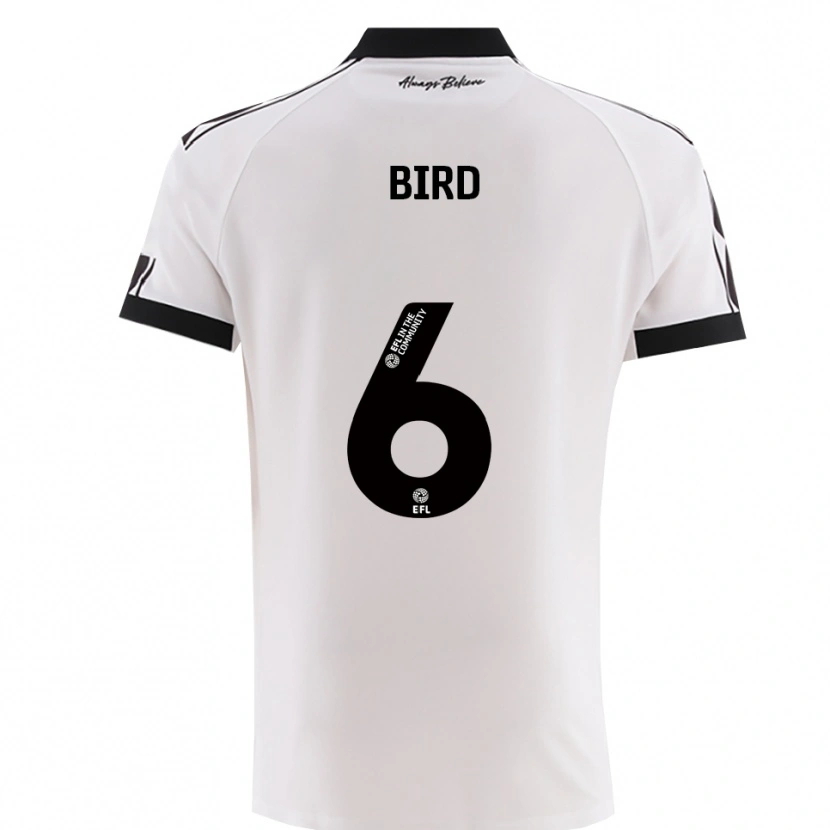 Danxen Criança Camisola Max Bird #6 Branco Preto Alternativa 2025/26 Camisa Brasil