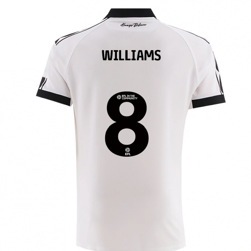 Danxen Criança Camisola Joe Williams #8 Branco Preto Alternativa 2025/26 Camisa Brasil