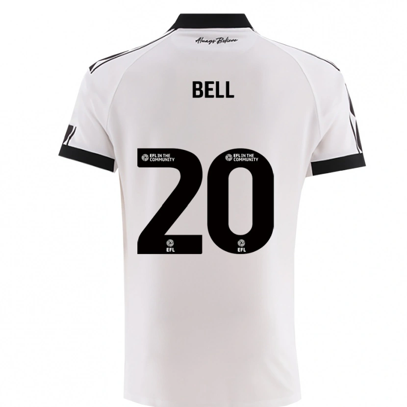 Danxen Criança Camisola Sam Bell #20 Branco Preto Alternativa 2025/26 Camisa Brasil