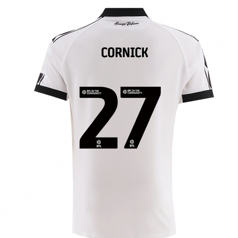 Danxen Criança Camisola Harry Cornick #27 Branco Preto Alternativa 2025/26 Camisa Brasil